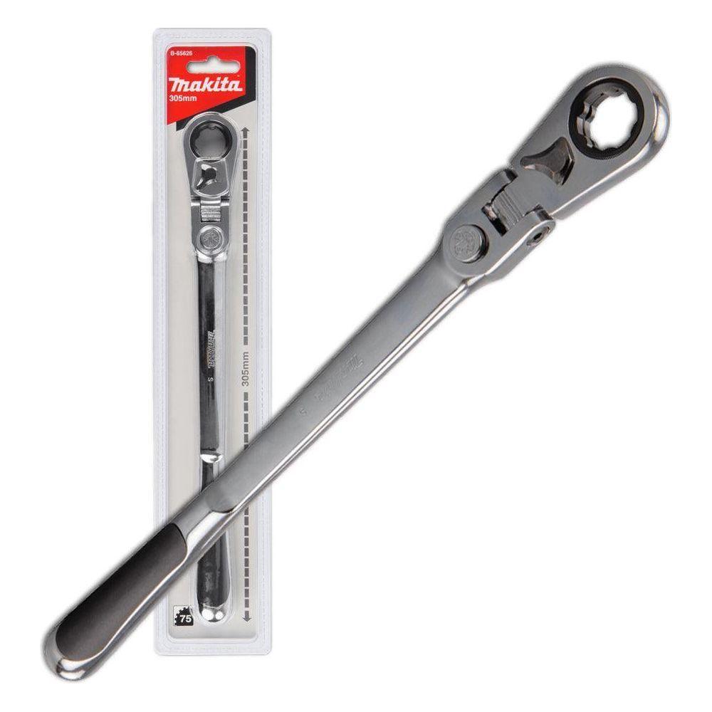 Makita B-65626 Pass-Thru Flex Locking Ratchet Handle 305mm - KHM Megatools Corp. Makita B-65626 Pass-Thru Flex Locking Ratchet Handle 305mm - KHM Megatools Corp.